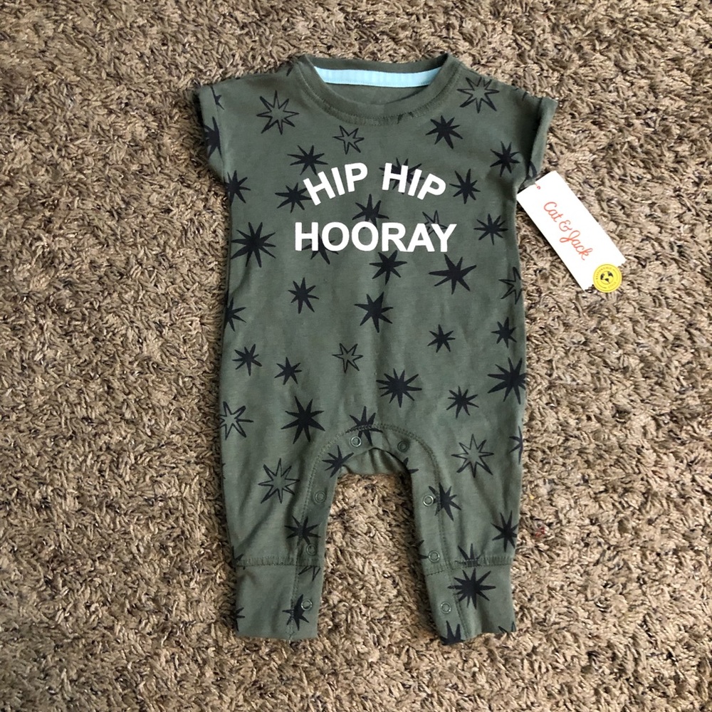 Hip hip hooray onesie